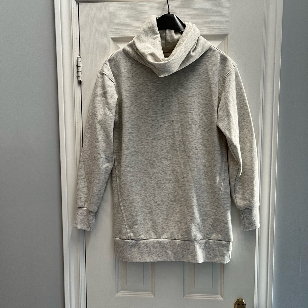 Heather Gray Cowlneck Sweater